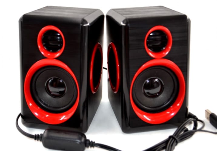 FT-165 Heavy Bass Computer Speakers Volume Control Perfect Music, and Movies