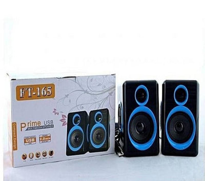 FT-165 Heavy Bass Computer Speakers Volume Control Perfect Music, and Movies