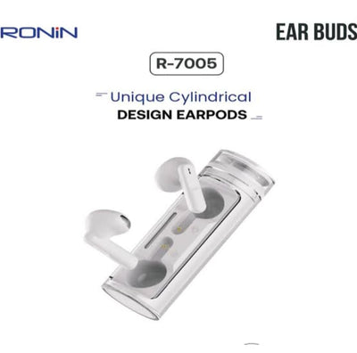 Ronin R-7005 Unique Cylindrical Design Earpods 12 Month Warranty