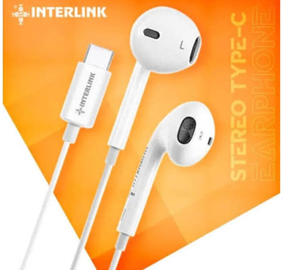 Interlink original Type C Handsfree Crystal-Clear Audio, Deep Bass