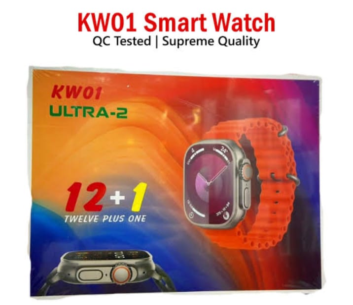 KW01 Ultra 2 Smart Watch straps 12+1 Amoled display