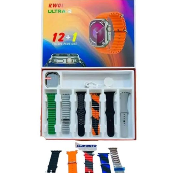 KW01 Ultra 2 Smart Watch straps 12+1 Amoled display