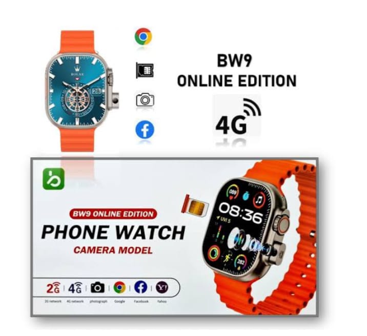 BE9 Online Edition Digital Smart Watch SIM Pin Slot HD Display Built-in Camera