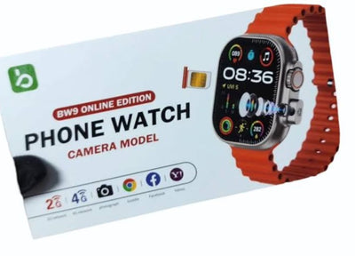 BE9 Online Edition Digital Smart Watch SIM Pin Slot HD Display Built-in Camera