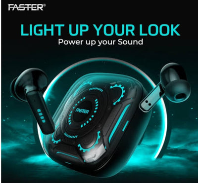 Faster RGB P1 Earbuds 24 hours of battery life 12 Month warranty