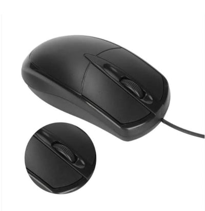 HP Wired Optical Mouse S2 High-Precision Optical Sensor