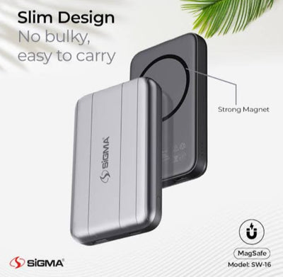 Sigma Wireless Power Bank 10000mAh SW16