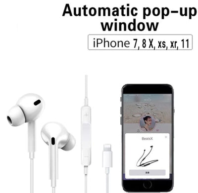 JH-7A-L Pop-Up window Lightning Headset for Each Iphone