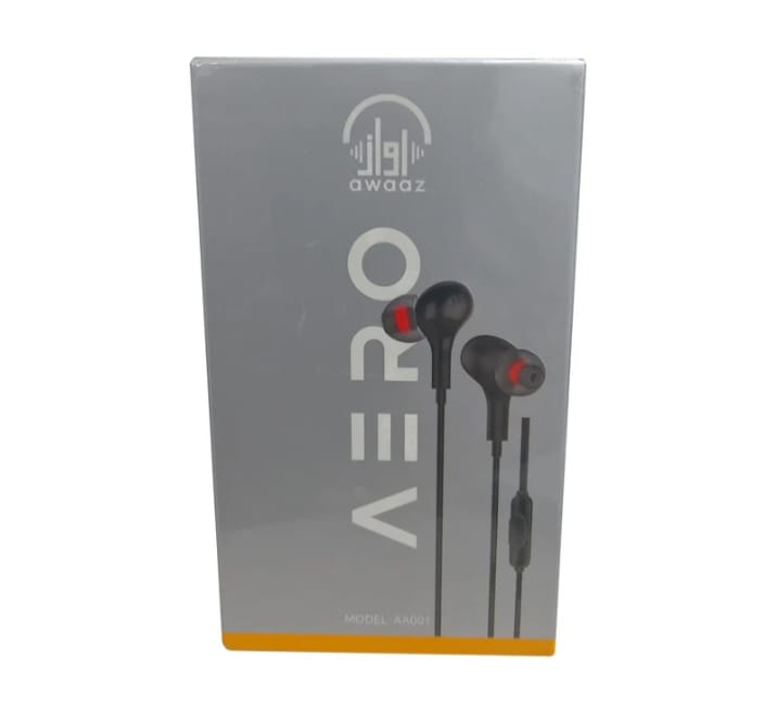 Awaaz Aero Wired 3.5mm Earphones Designed for Comfort and Style 12 Month warranty