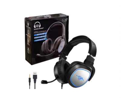 G1P Gaming Headset Noise-Canceling Microphone With Powerful Bass