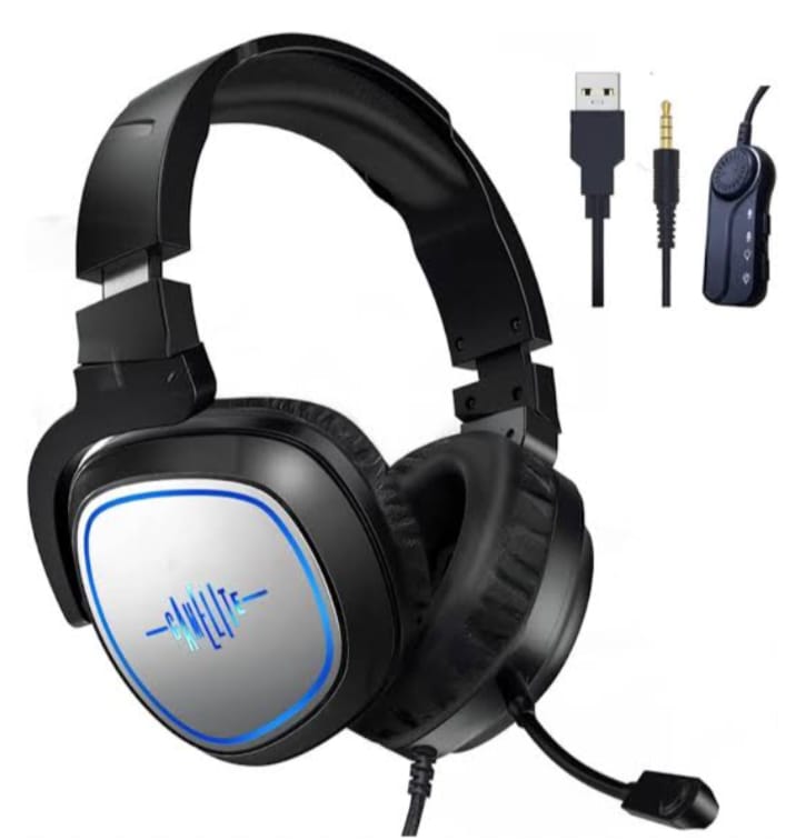 G1P Gaming Headset Noise-Canceling Microphone With Powerful Bass