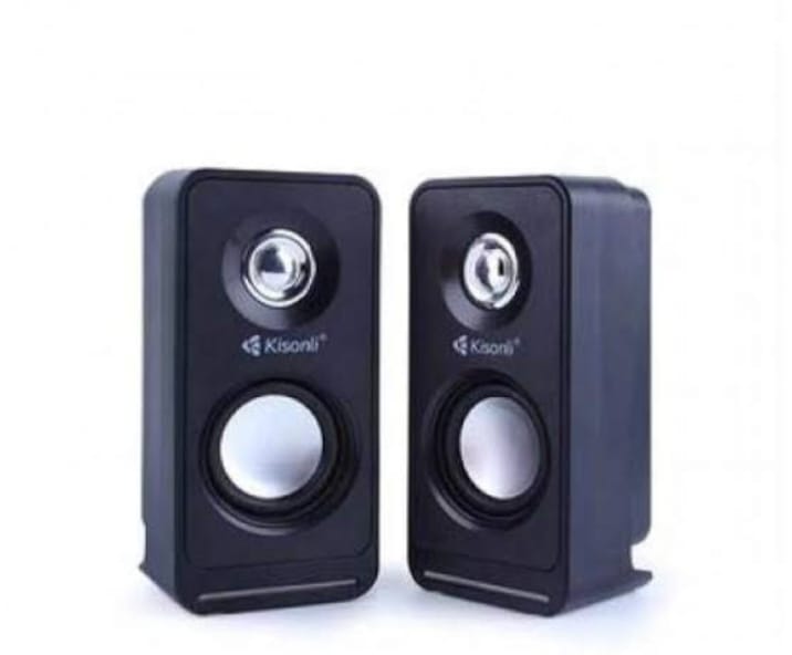 Kisonli T-002 USB 2.0 Multimedia Speaker with Deep Bass