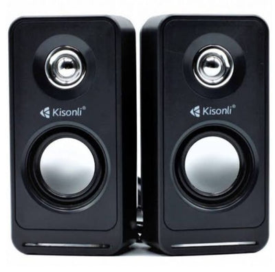 Kisonli T-002 USB 2.0 Multimedia Speaker with Deep Bass