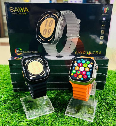 Saiya SY10 Ultra Smartwatch heart rate Monitoring, Step Tracking Waterproof Design