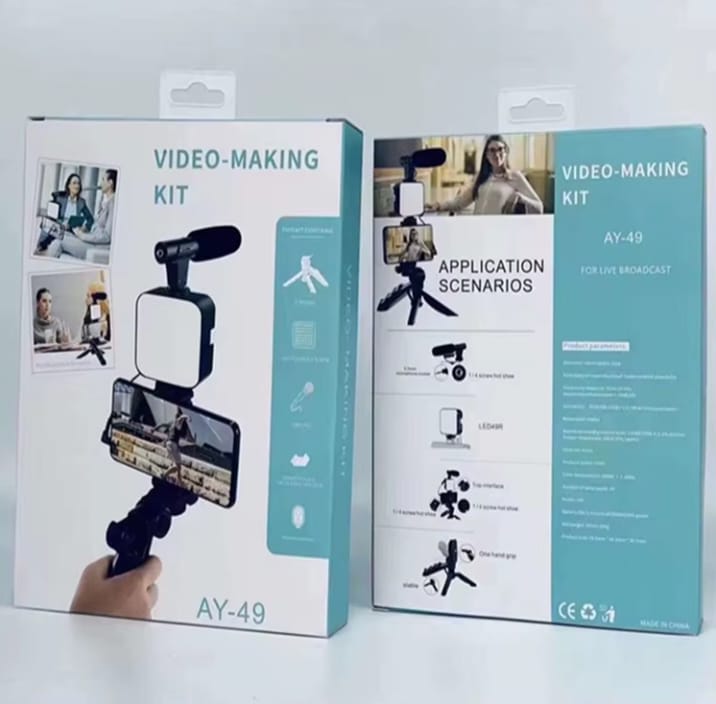 AY-49 Vloggers, Video Making Kit Perfect for Recording