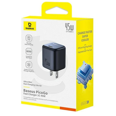 Baseus Picogo GaN6 45W PD Charger Samsung and Iphone All New Modal Sported 12 Month Warranty