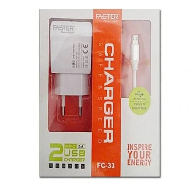 Faster FC33 Charger Ultra Fast Auto ID Andriod,Type C, Iphone