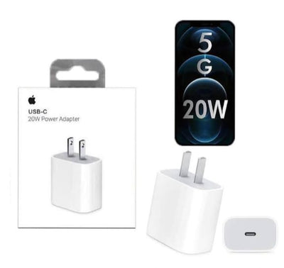 Apple USB-C 20W Power Adapter Perfect for Charging your iPhone, iPad