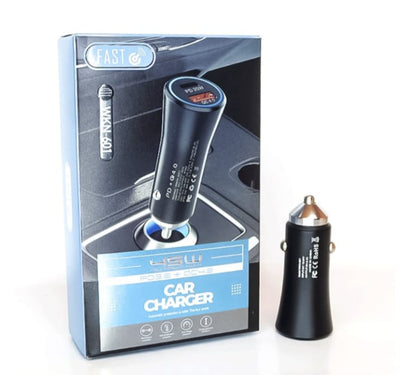 CAR CHARGER WKN-601 With 20W PD Port  Fast and Efficient Charging