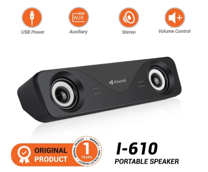 Kisonli I-610 USB Home Theater System Soundbar Speaker