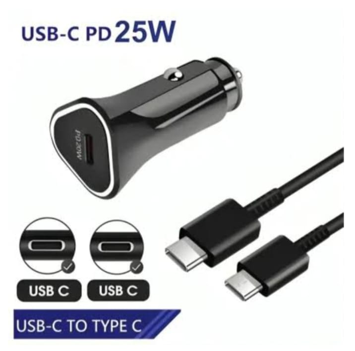 Samsung 25W PD Type C-C Fast Car Charger