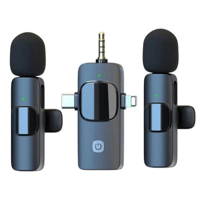 K15 Three-Way Wireless Microphone Advanced nNoise-Canceling Technology