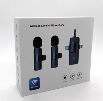 K15 Three-Way Wireless Microphone Advanced nNoise-Canceling Technology