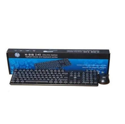 H-518 2.4G Ultra-Thin Wireless Keyboard & Mouse Combo