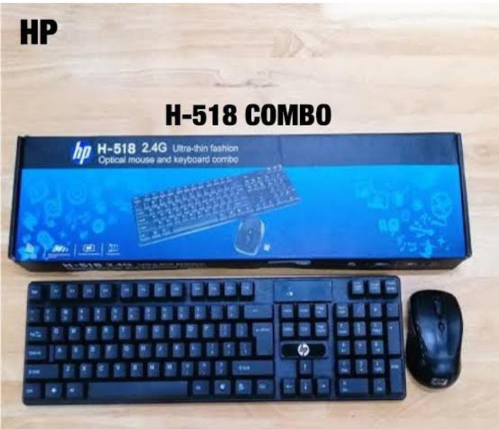 H-518 2.4G Ultra-Thin Wireless Keyboard & Mouse Combo