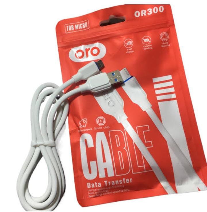 ORO Data Cable 8600 and Type C Fast Charge OR300