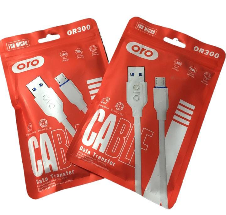 ORO Data Cable 8600 and Type C Fast Charge OR300