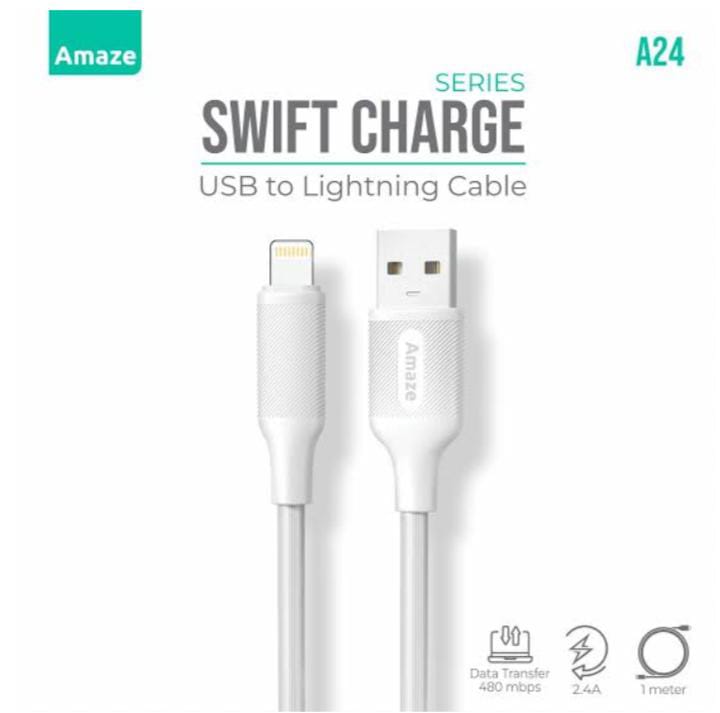 Amaze Swift Charge USB-C to Lightning Cable Fast Charging